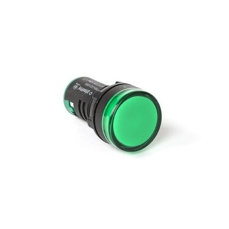 لمبة إشارة أخضر قطر 22 ملم 220 فولت  - LED Indicator Green 220 v ac diameter 22 mm