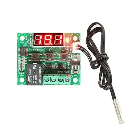 ساعة حرارة W1209 للفقاسات - Digital Thermostat Temperature Module Model XH-W1209 with Relay TEMPERATURE CONTROLLER