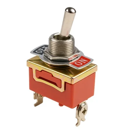 مفتاح 0-1 - Lever switch - E-TEN1021 - 15A - 250V - 2-position - 2 pin